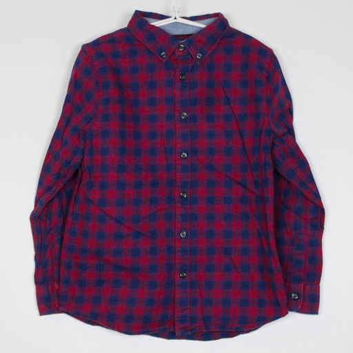 6-7Y
Navy/Red Check Shirt
